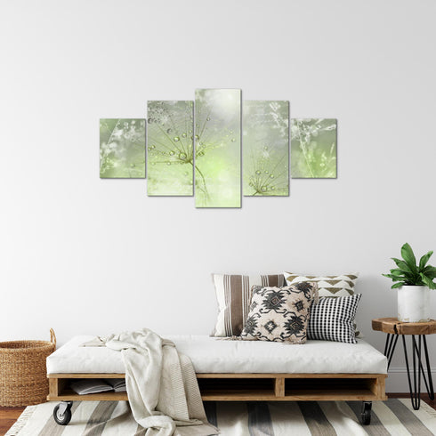 Wandbilder Wohnzimmer XXL Pusteblume Moderne Bild Gräser